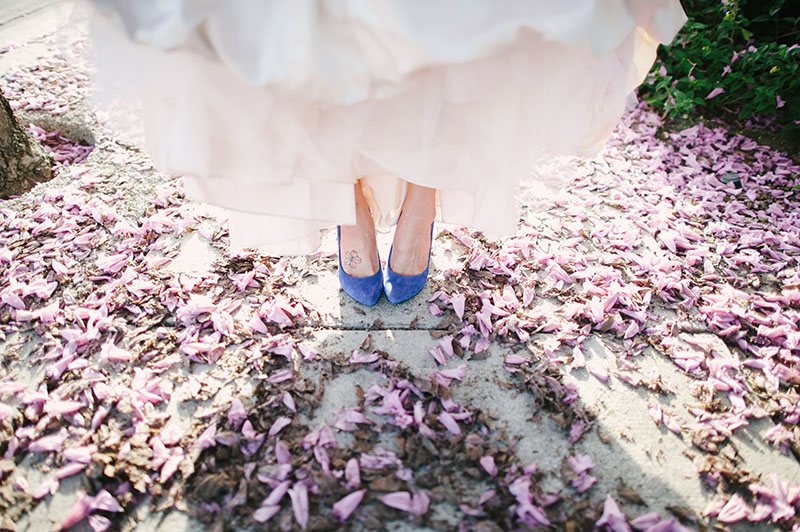 Something Blue Shoes Wedding