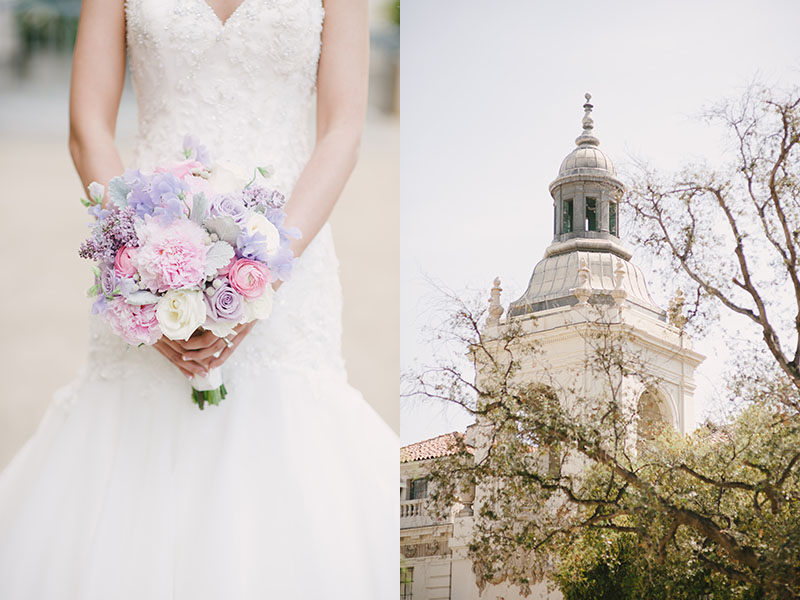 Pandora On Green Pasadena Wedding