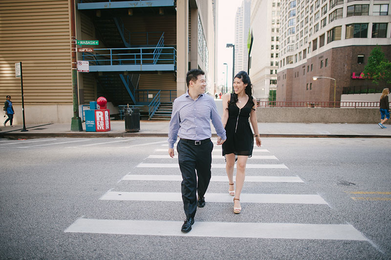 Downtown Chicago Engagement Photos