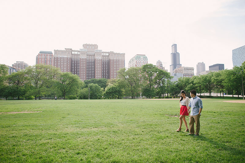 Downtown Chicago Engagement Photos