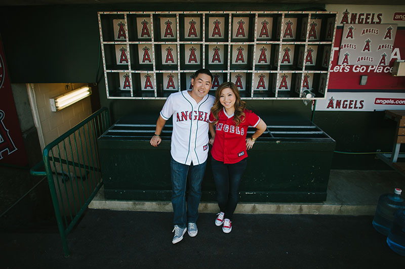 Angels Stadium Engagement Shoot