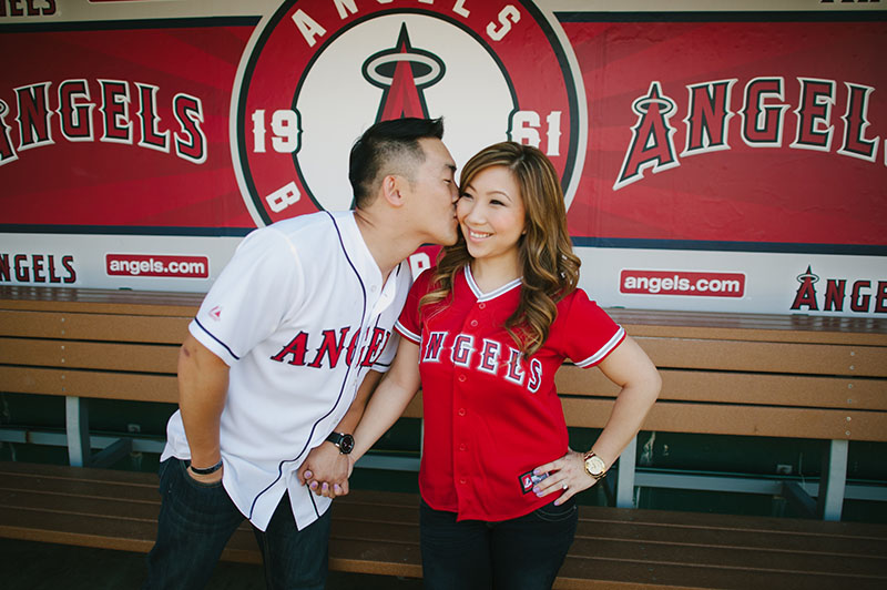 Angels Stadium Engagement Shoot