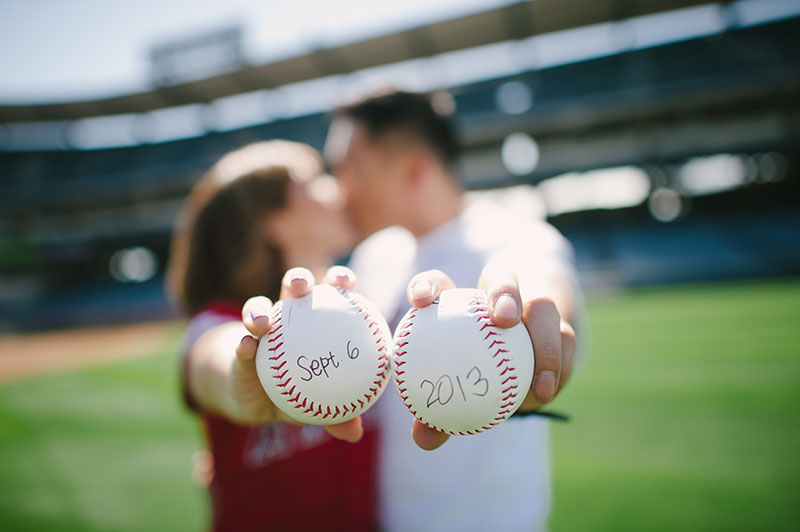 Angels Stadium Engagement Shoot