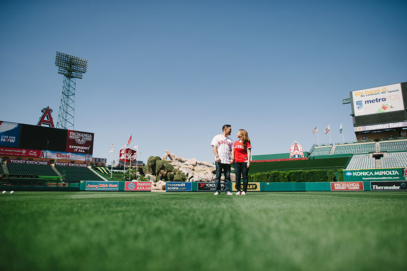 Angels Stadium Engagement Shoot