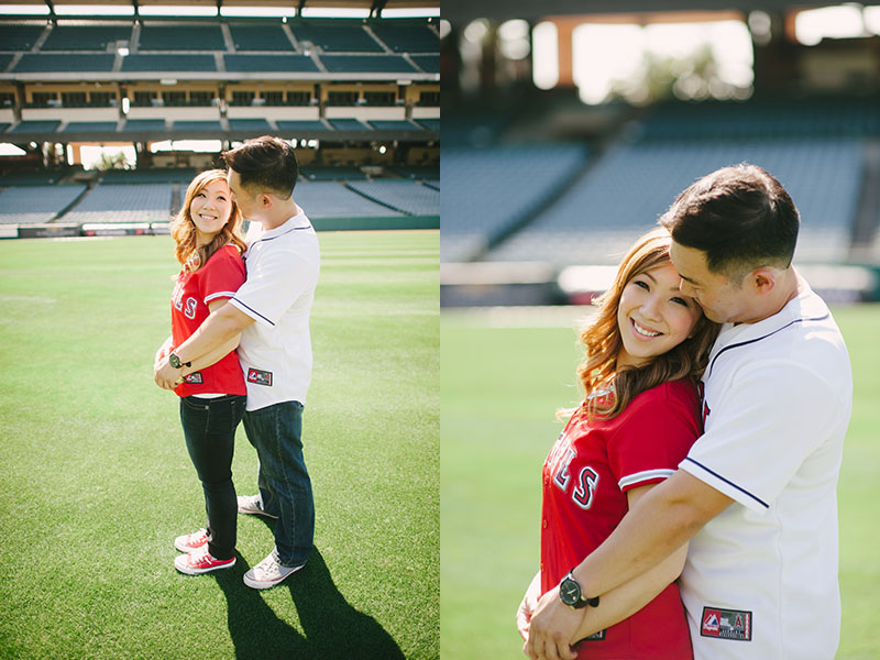 Angels Stadium Engagement Shoot