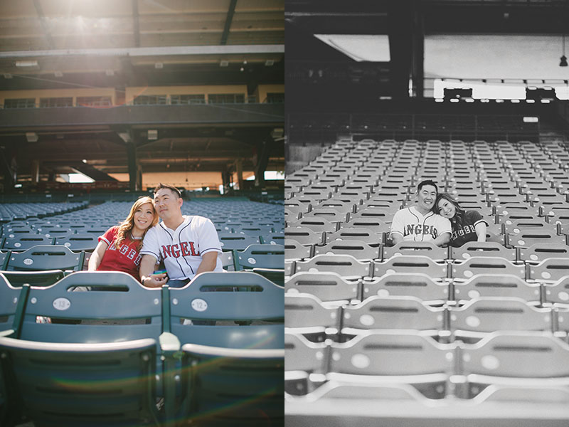 Angels Stadium Engagement Shoot