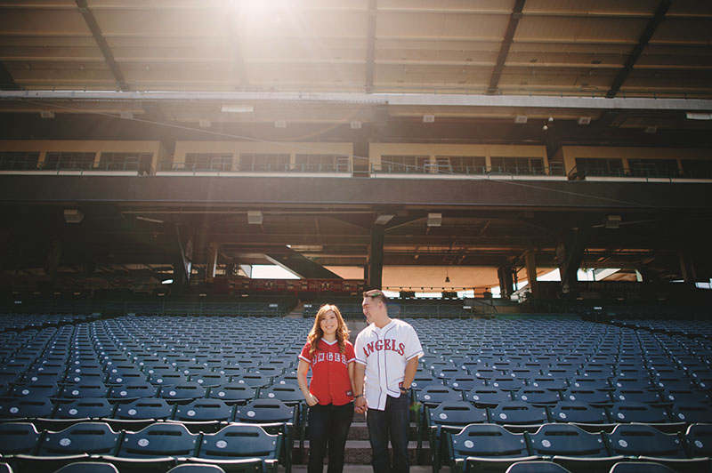 Angels Stadium Engagement Shoot