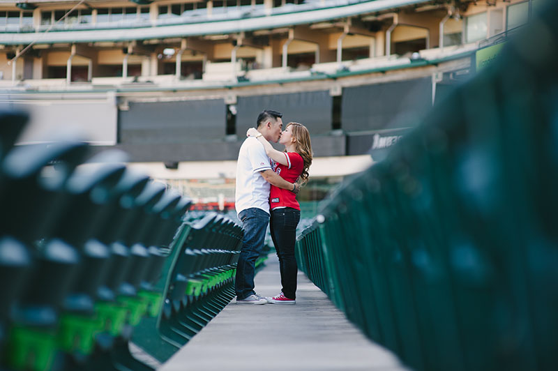 Angels Stadium Engagement Shoot