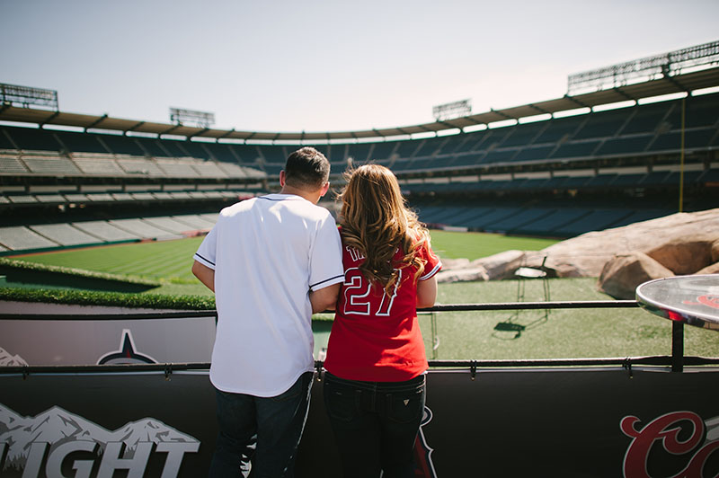 Angels Stadium Engagement Shoot