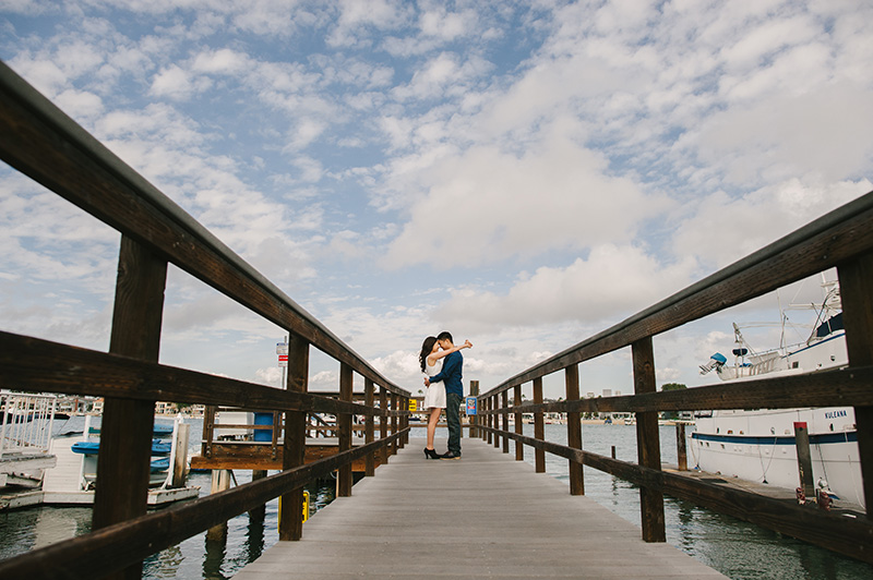 Newport Beach Balboa Pier Engagement Photos