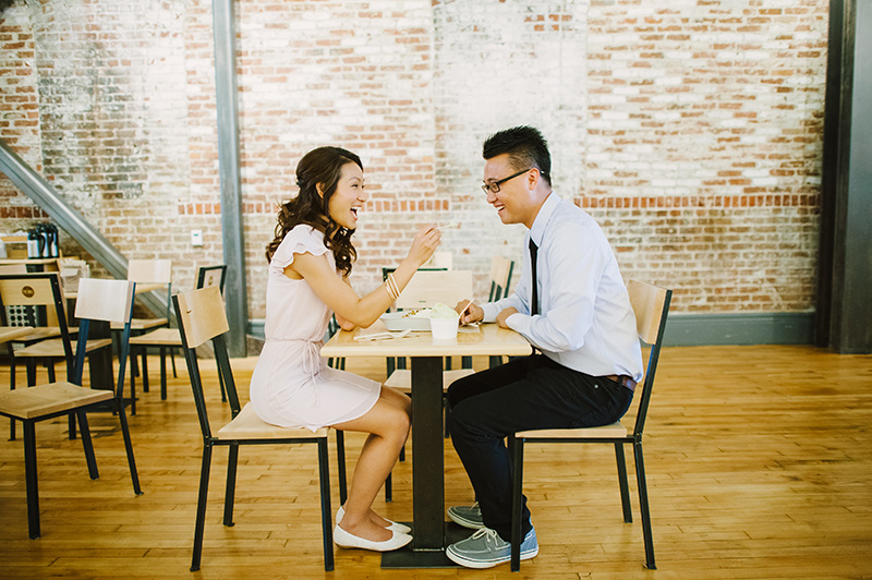 Old Town Pasadena Engagement Photos