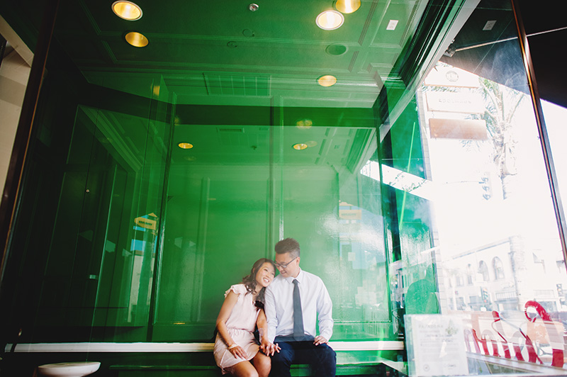 Old Town Pasadena Engagement Photos