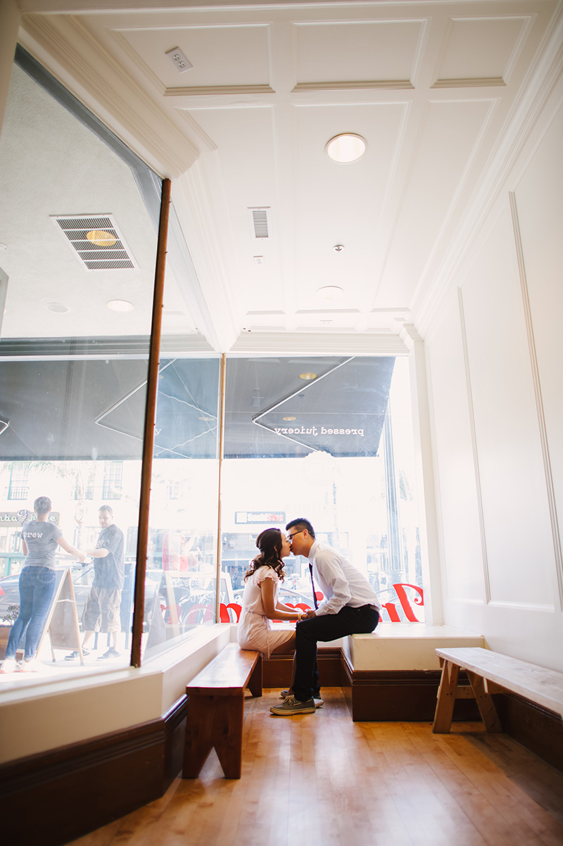 Old Town Pasadena Engagement Photos