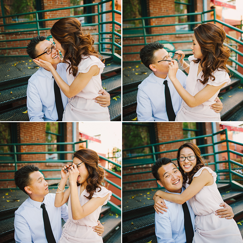 Old Town Pasadena Engagement Photos