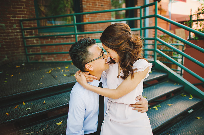 Old Town Pasadena Engagement Photos