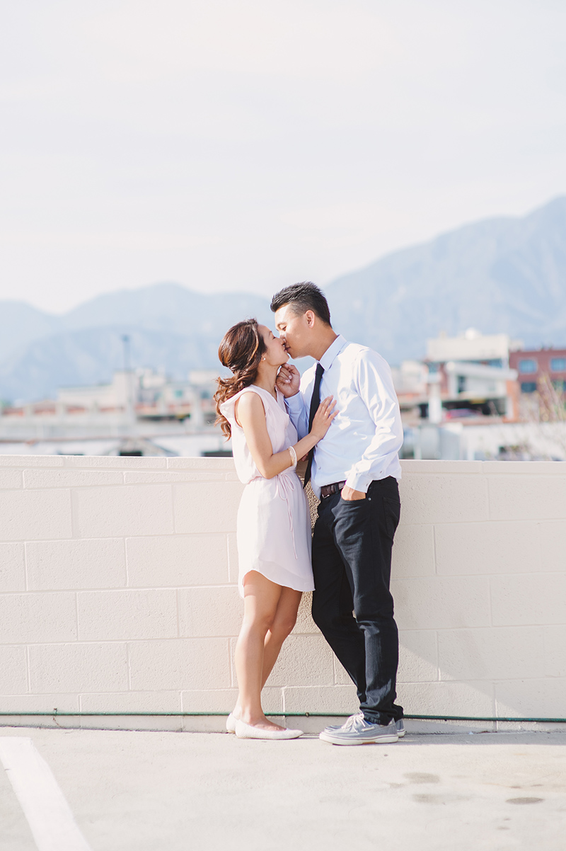 Old Town Pasadena Engagement Photos