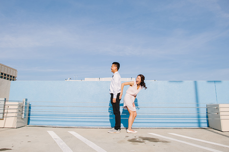 Old Town Pasadena Engagement Photos