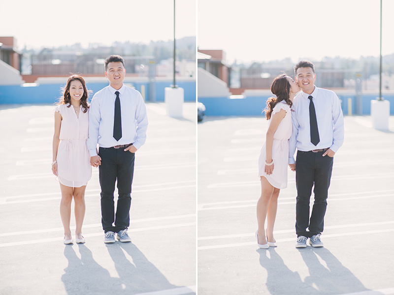 Old Town Pasadena Engagement Photos