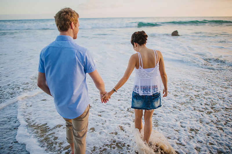 Crystal Cove Beach Engagement Photography