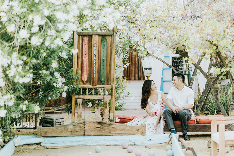 Korakia Pensione Palm Springs Engagement Session