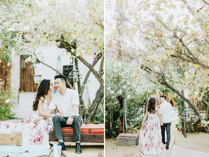 Korakia Pensione Palm Springs Engagement Session