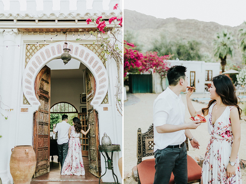 Korakia Pensione Palm Springs Engagement Session