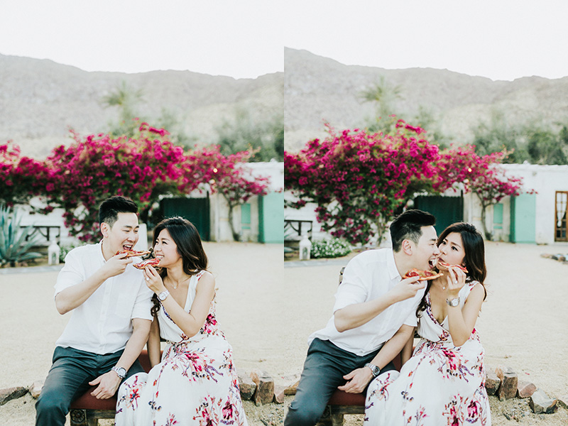 Korakia Pensione Palm Springs Engagement Session