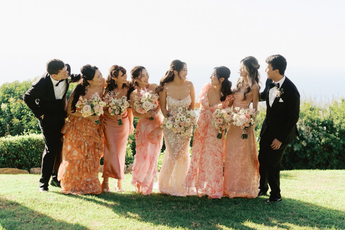 bridal party photos